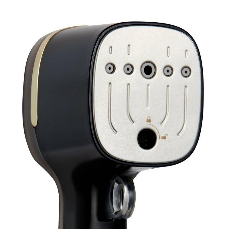 SALAV HS-15 Quicksteam Travel Steamer Black: 1000W Garment Steamer, 9 Min Steam, 110ml Tank, Anti-Drip, Comfort-Grip Handle