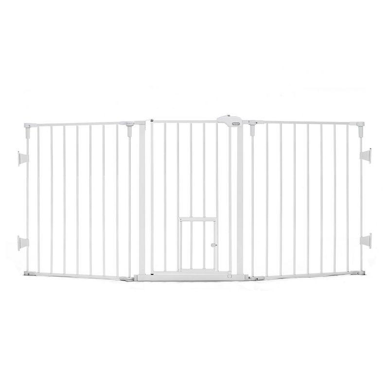 Carlson Pet Products Metal Pressure Mounted Pet Gate With Door