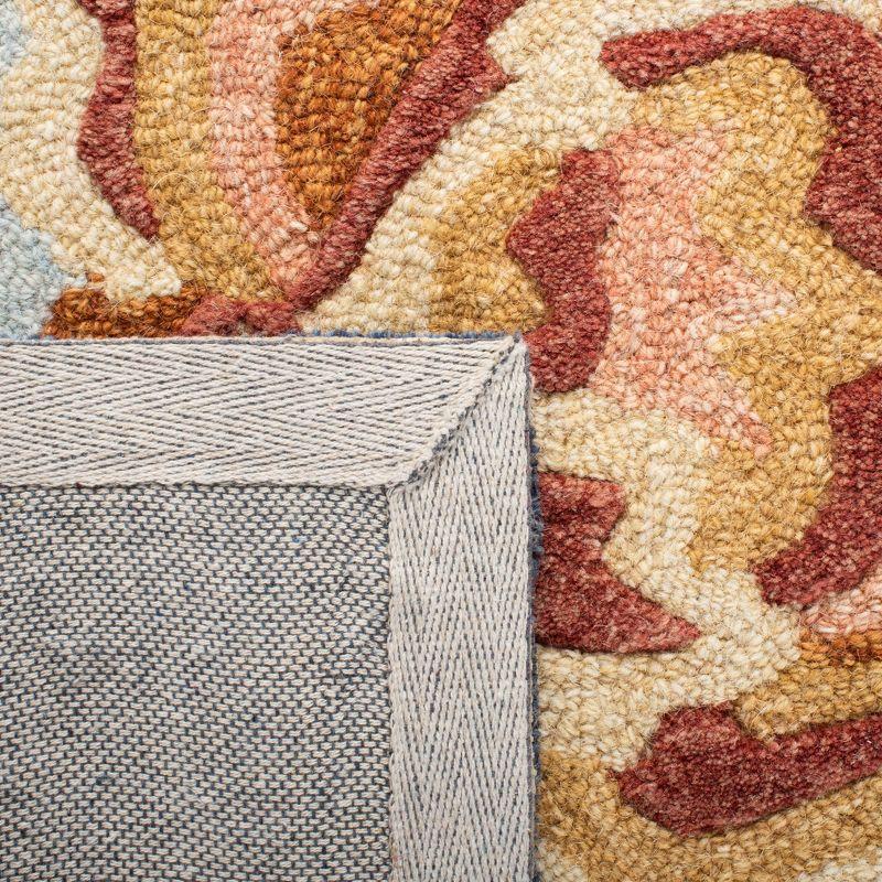 Metro MET101 Hand Tufted Indoor Area Rug - Blue/Ivory - 4'x6' - Safavieh