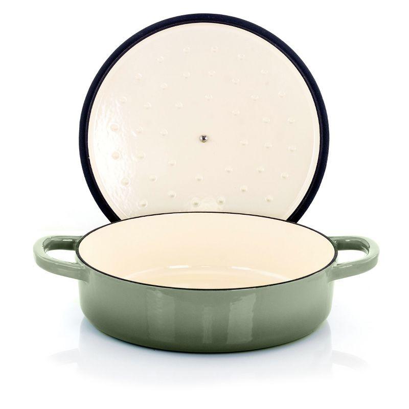 Crock-pot Crock-Pot Artisan 5 qt. Non-Stick Cast Iron Round Braiser with Lid