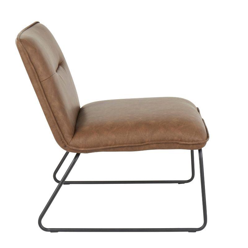 Eaton Faux Leather Accent Chair