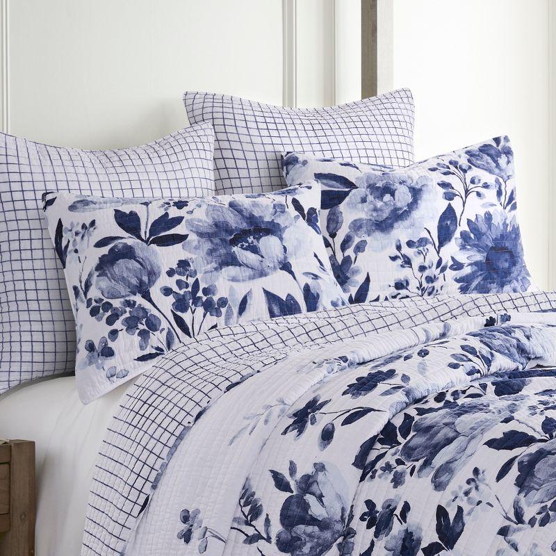 Riella Garden Navy Quilt Set - Levtex Home