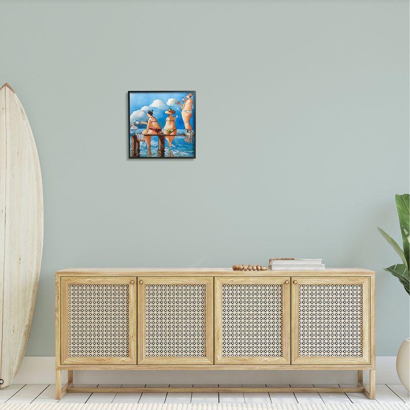 Stupell Industries " Whimsical Summer Beach Ladies " by Ronald West