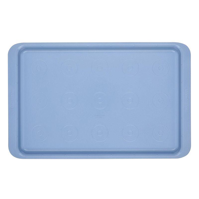 Farberware Easy Solutions 11"x17" Nonstick Steel Bakeware Cookie Pan Baking Sheet - Blue: Dishwasher-Safe Rectangle Sheet