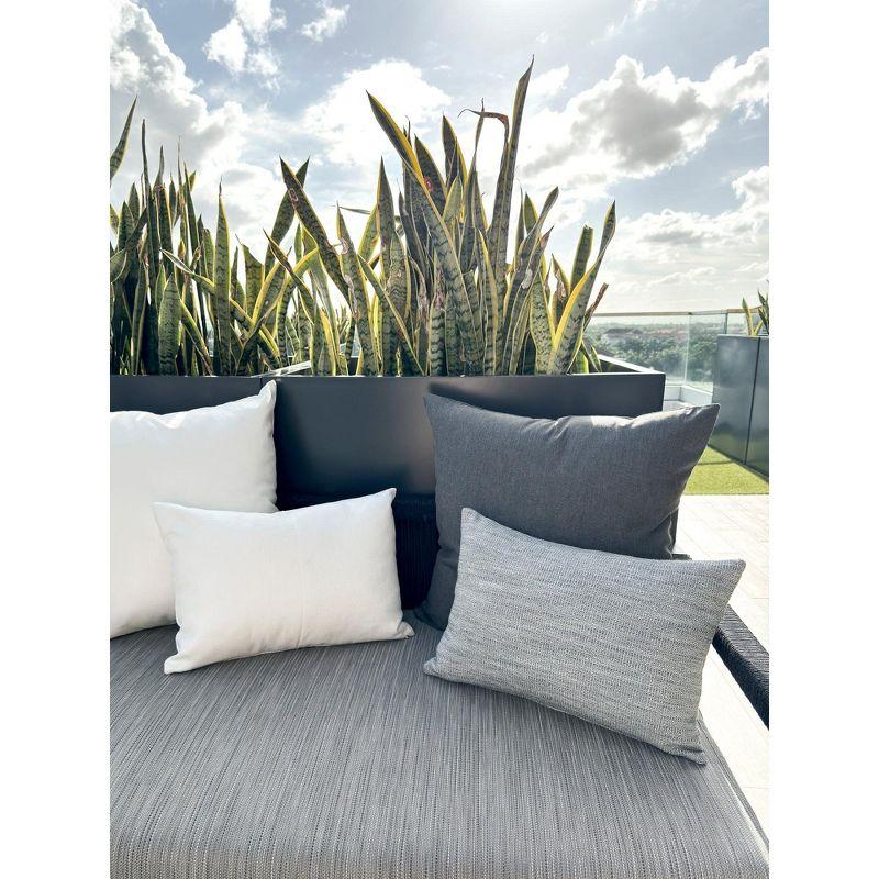 Essential Dark Grey Indoor Outdoor Pillow