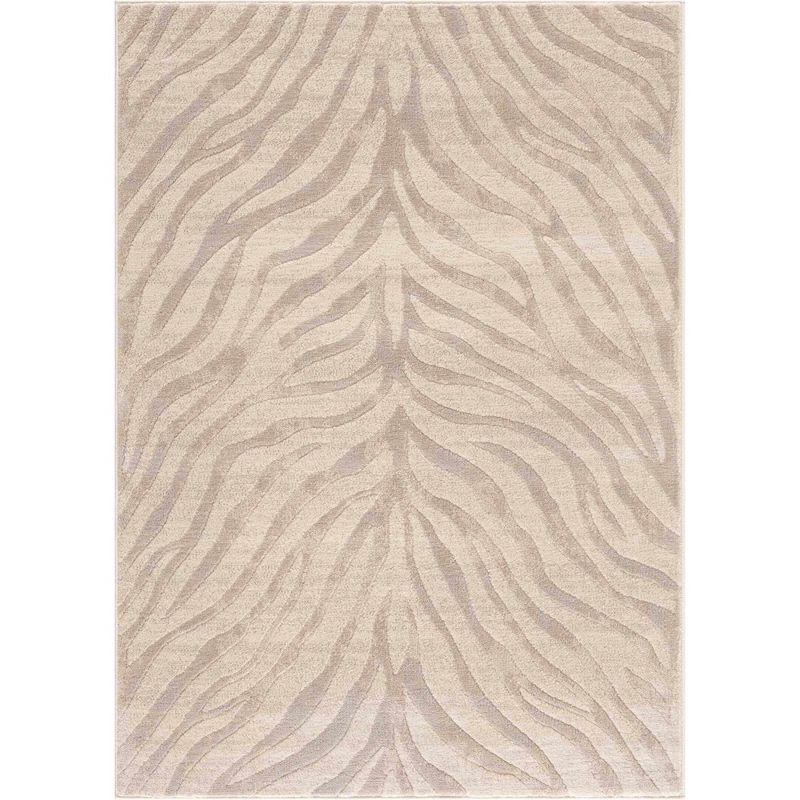 Edsel Oriental Light Gray/Beige Area Rug