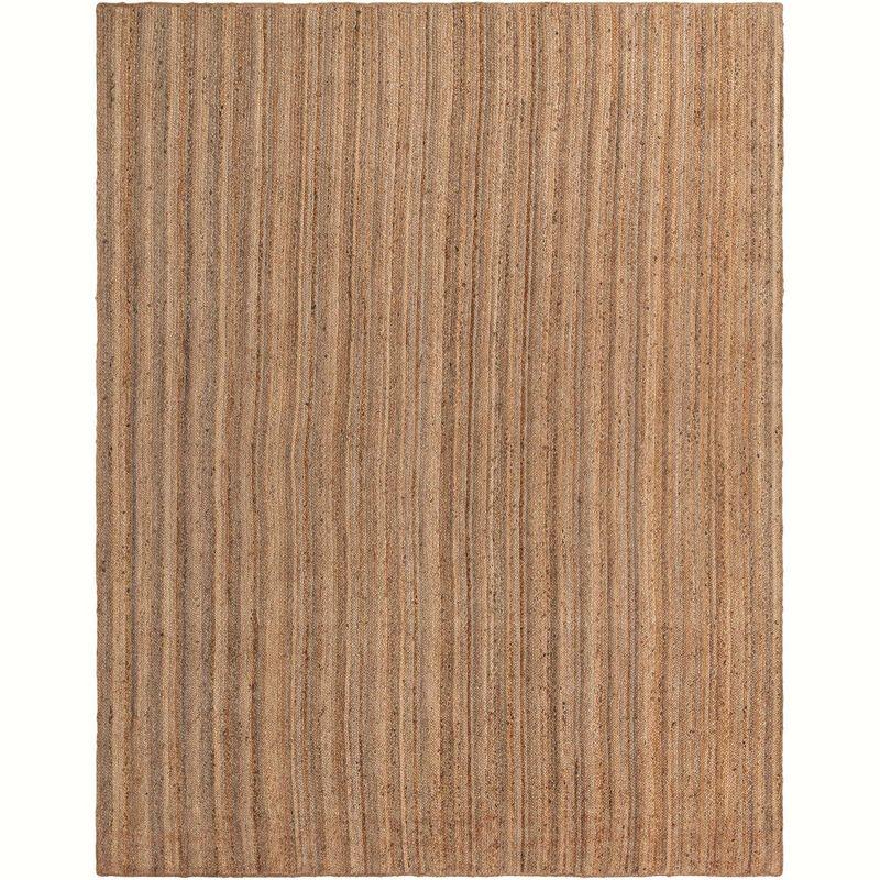 Natural Braided Jute Rectangular Area Rug 10' x 13'