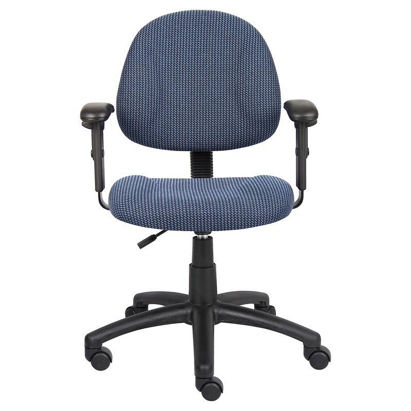 Deluxe Posture Chair with Adjustable Arms - Boss Office Products