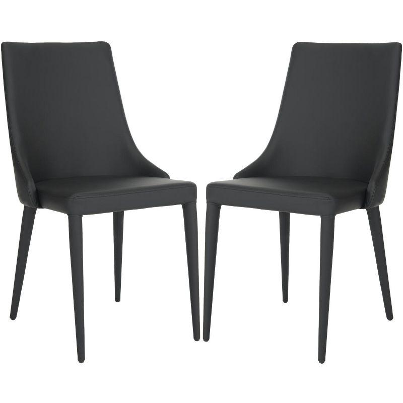 Wrought Studio™ Bohy 19.1'' H Faux Leather Upholstered Side Chair (Set of 2)