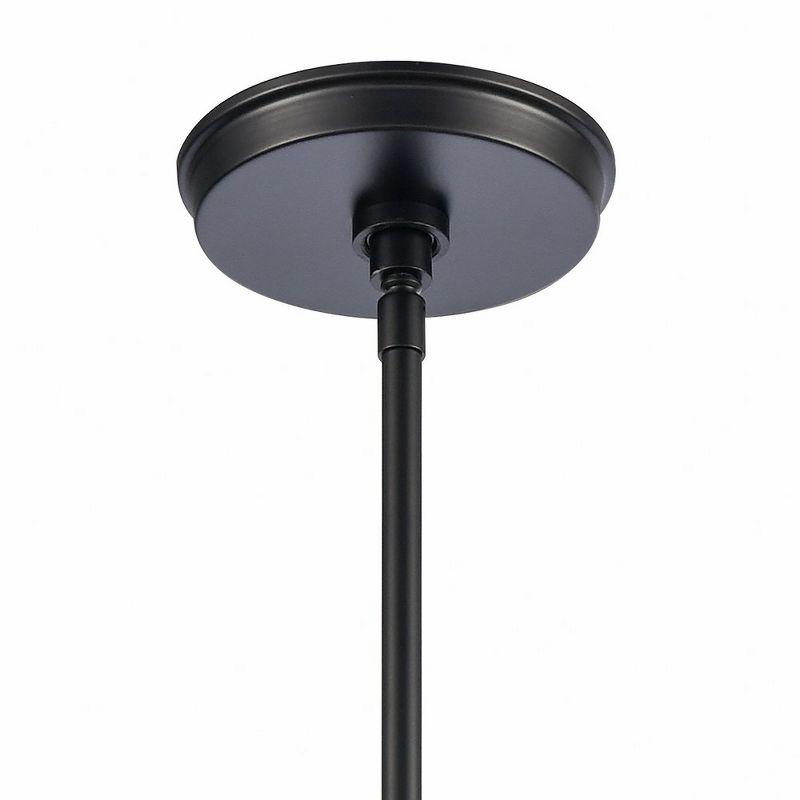 Elk Home Square To Round 1 - Light Pendant in  Matte Black