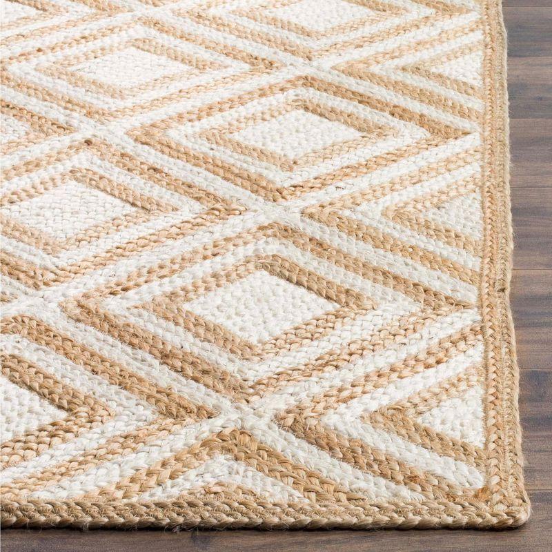 Cape Cod CAP304 Hand Woven Area Rug - Natural/Ivory - 5'x8' - Safavieh.