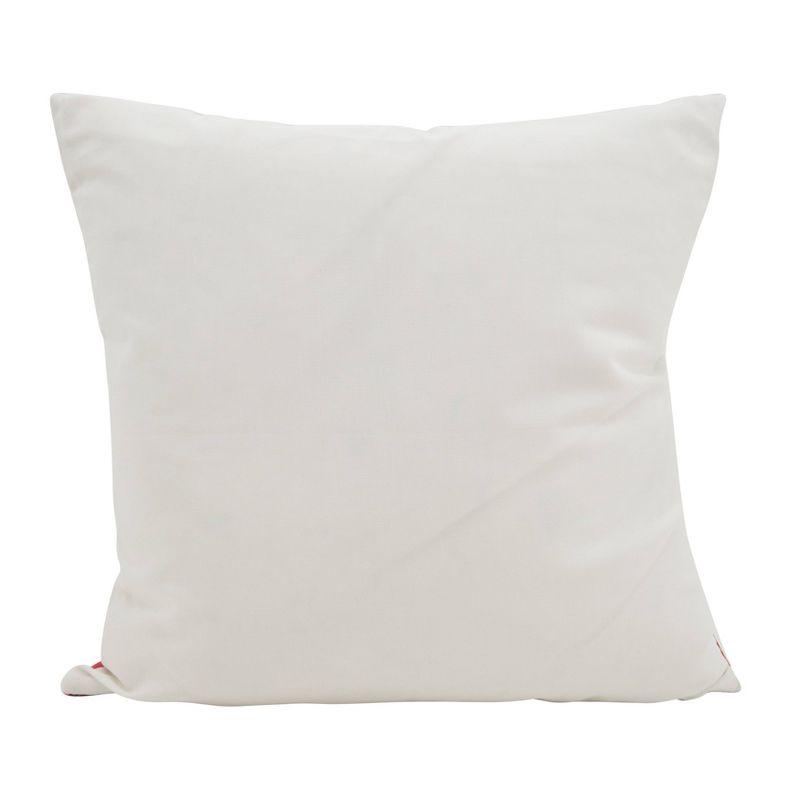 Saro Tahiti Collection Floral Throw Pillow