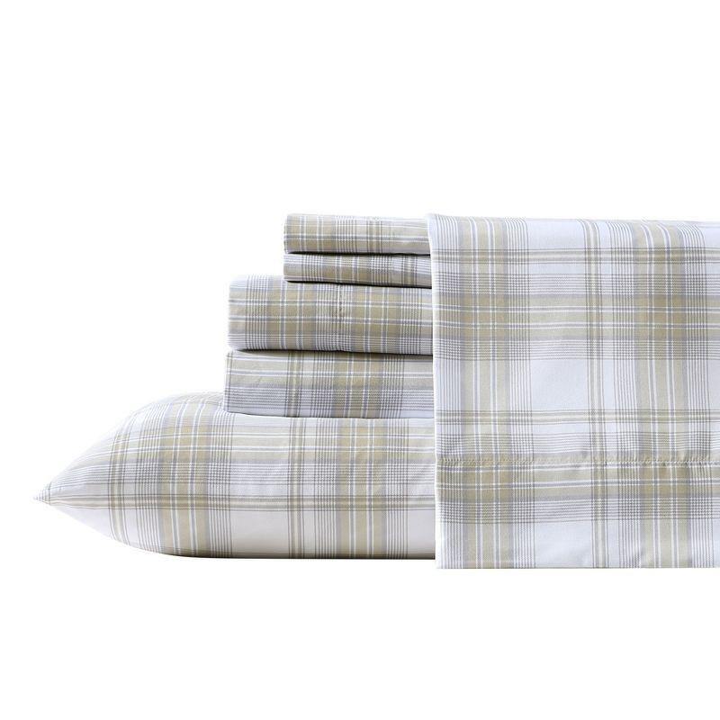 Wrangler Dayton Valley Plaid Beige Sheet Set