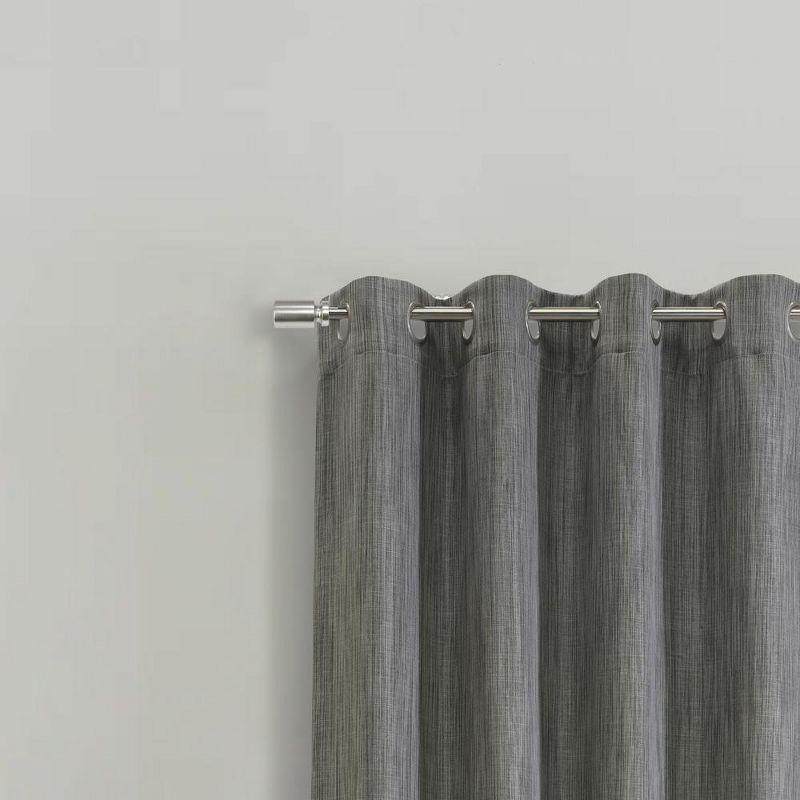 Thermalogic Bryson Provides UV Protection Exclusive Room Darkening Grommet Curtain Panel 52" x 95" Grey