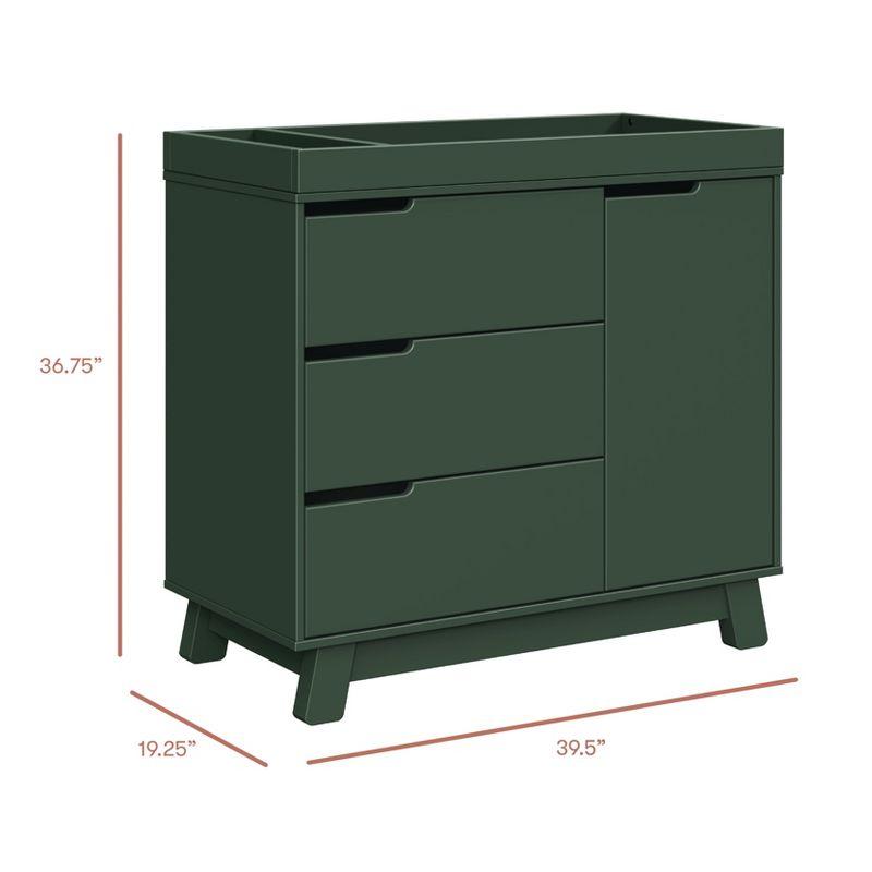 Hudson 3 Drawer 39.5" W Changing Table Dresser