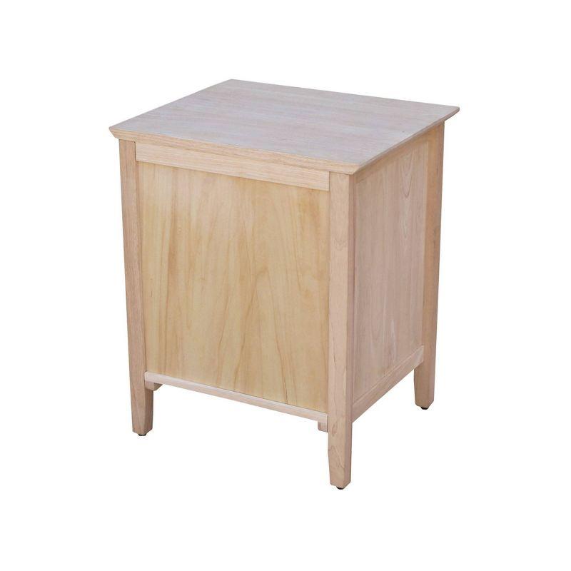 19.5" Nightstand Unfinished - International Concepts