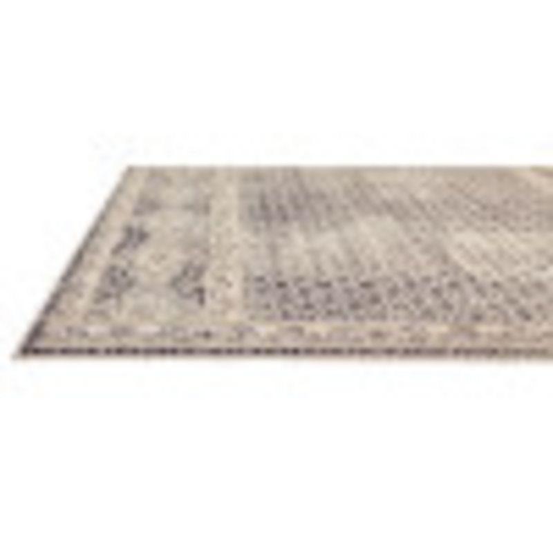 Ivory and Beige Easy-Care Synthetic Rectangular Rug