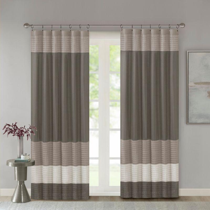 Amherst Polyoni Pintuck Curtain Panel