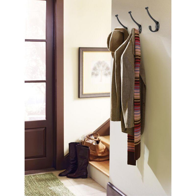 Adare Traditional Double Prong Decorative Wall Hook