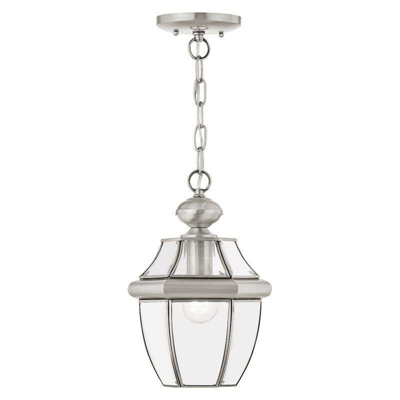 Livex Lighting Monterey 1 - Light Pendant in  Brushed Nickel