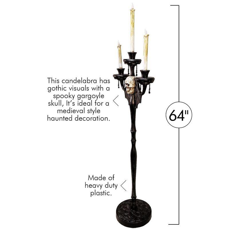 Skeleteen Skeleteen Animated Candelabra Decoration