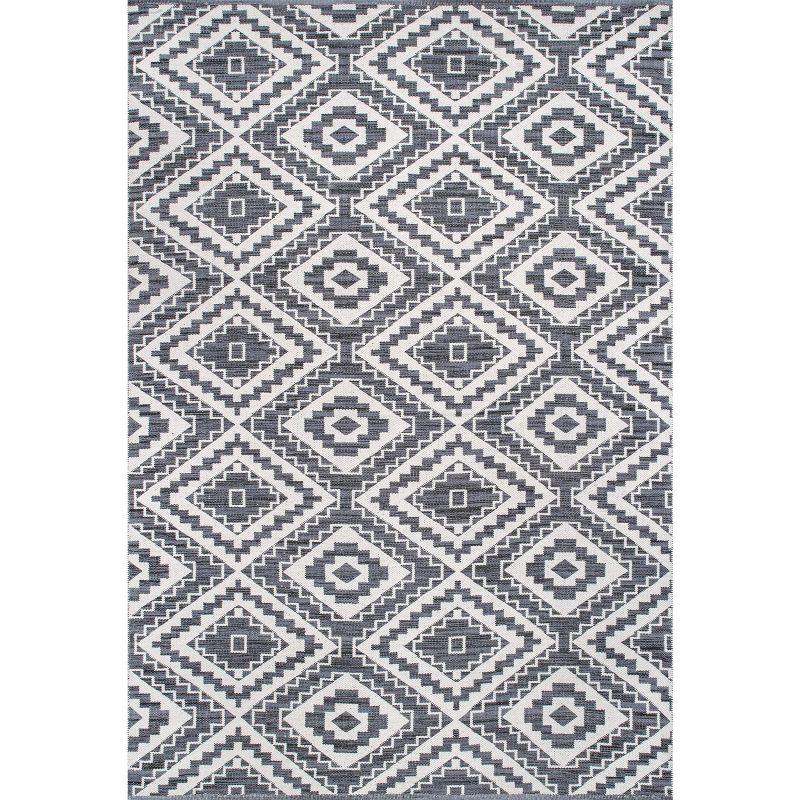 Nuloom Thea Geometric Aztec Cotton Indoor Area Rug