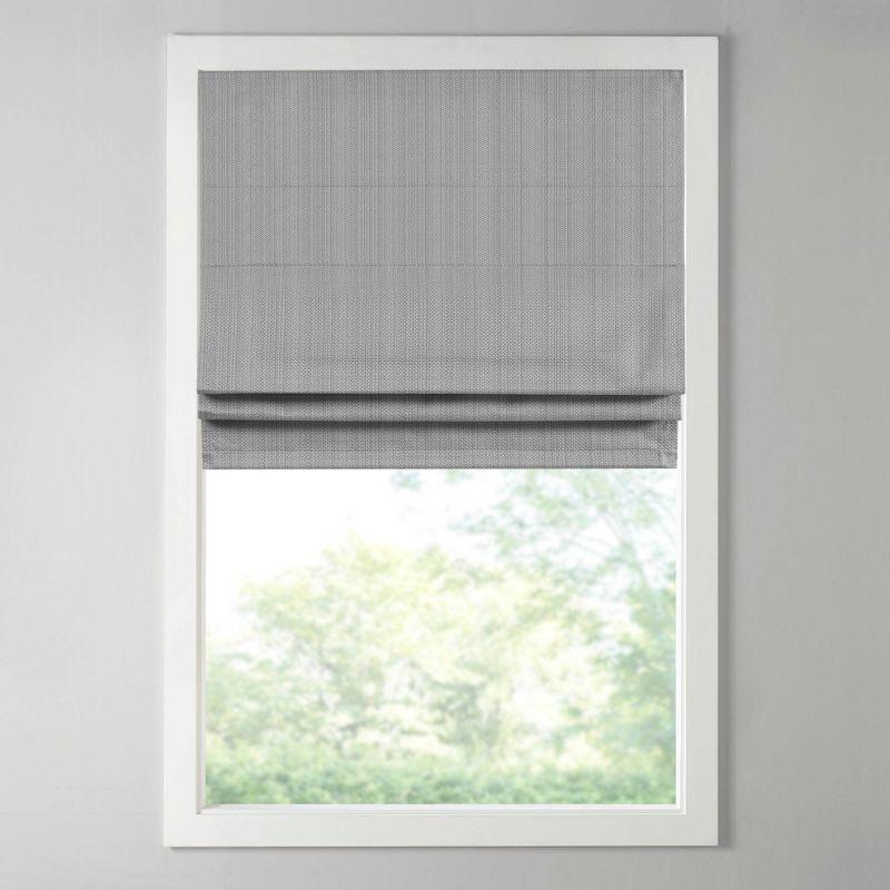 Galen Basketweave Cordless Room Darkening Roman Shade