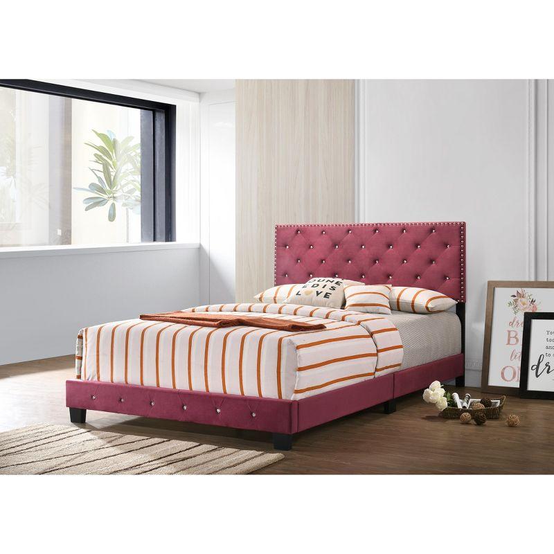 Passion Furniture Suffolk Full Panel Bed