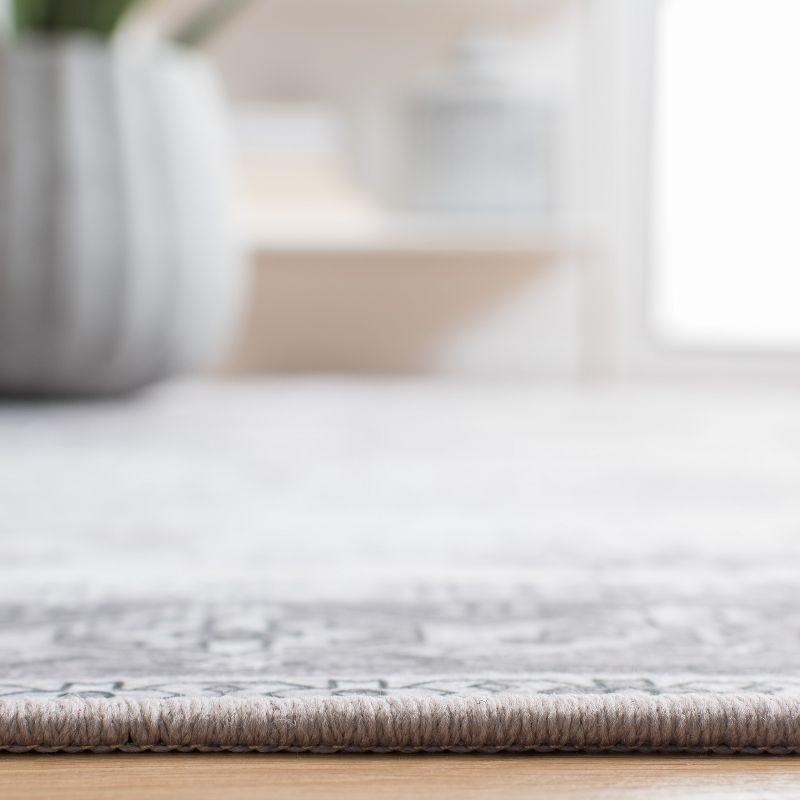 Tucson Vintage Persian TSN102 Power Loomed Machine Washable Skid-Resistant Indoor Area Rug - Dark Sage/Ivory - 6'x9' - Safavieh