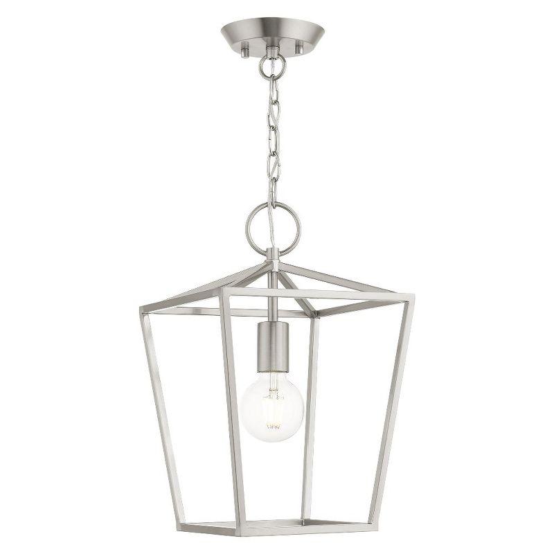 Livex Lighting Devonshire 1 - Light Pendant in  Brushed Nickel