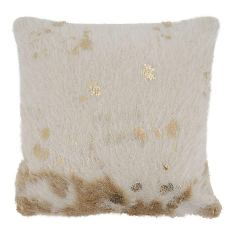 Posh Lait Abstract Reversible Throw Pillow