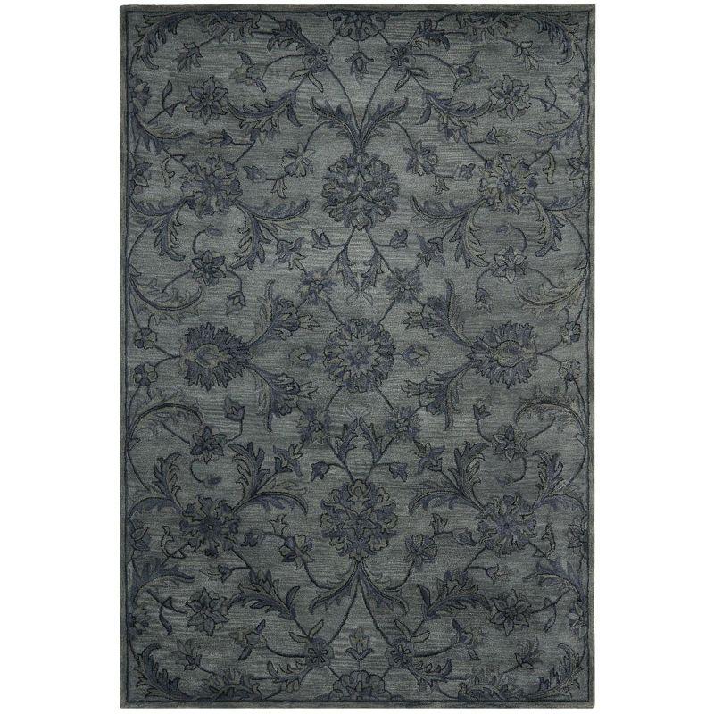 Antiquity AT824 Hand Tufted Indoor Area Rug - Grey/Multi - 6'x9' - Safavieh