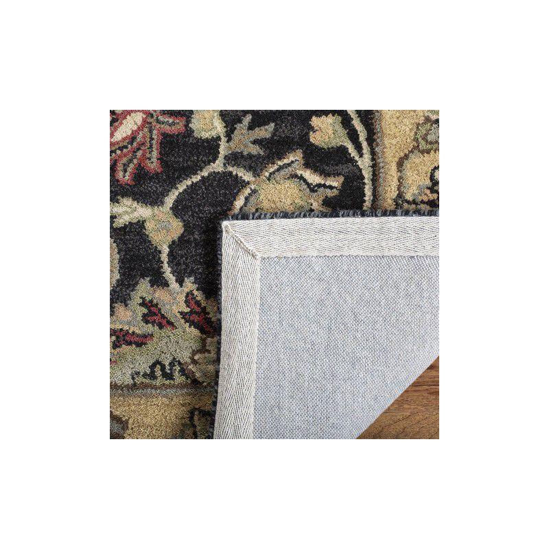 Heritage HG343 Handmade Accent Rug - 2'3"x4' - Charcoal/Gold - Safavieh