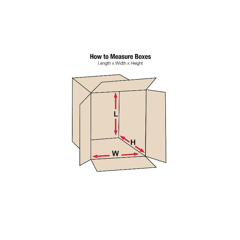 Box Partners Corrugated Boxes 12" x 7" x 7" Kraft 25/Bundle 1277