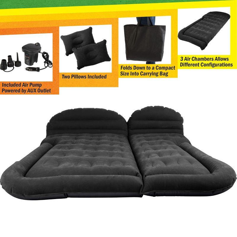 Inflatable Mattress Car Air Mattress for SUV or Tent with Pump, and Pillows