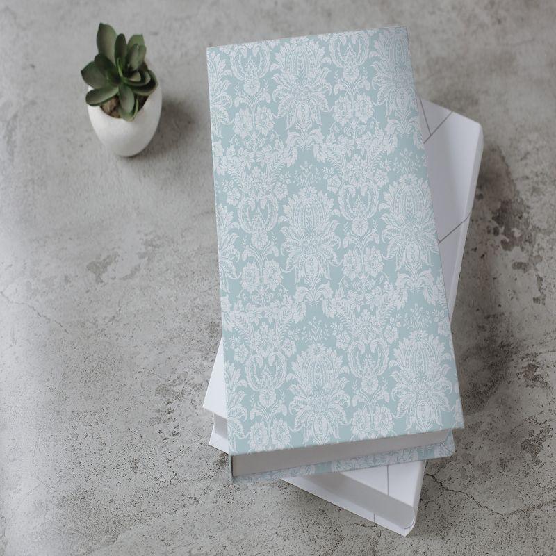 Transform Damask Duck Egg Peel and Stick Wallpaper