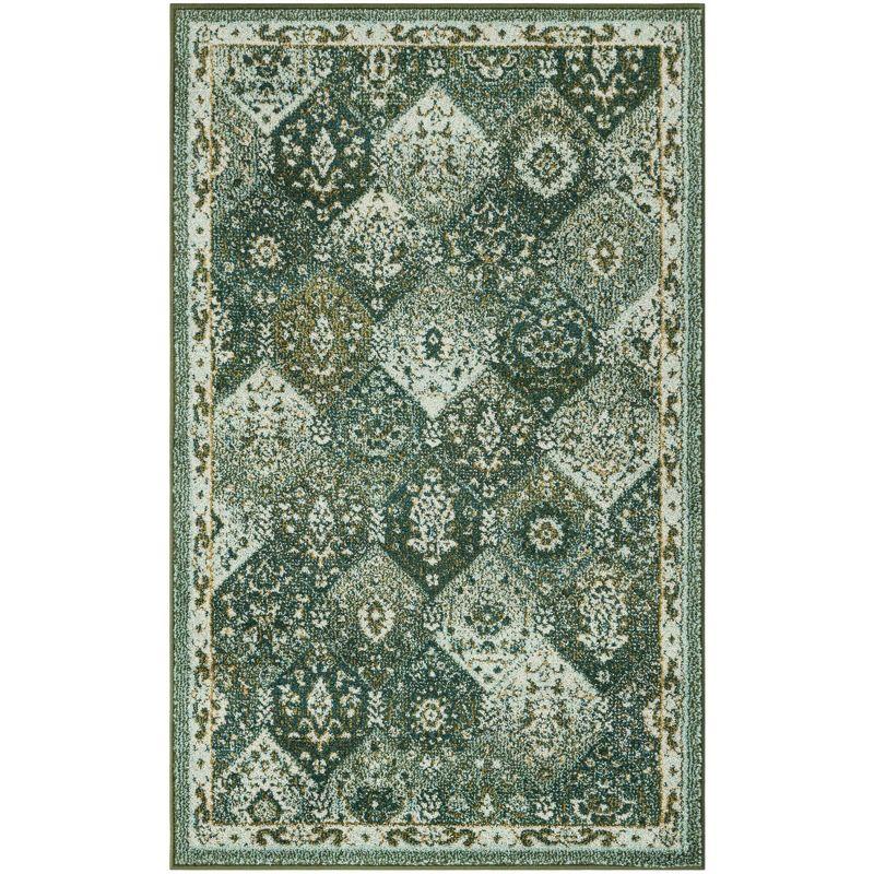 Unique Loom Penrose Collection Area Rug - Blake (3' 1" x 5' 3" Rectangle Green/Beige)