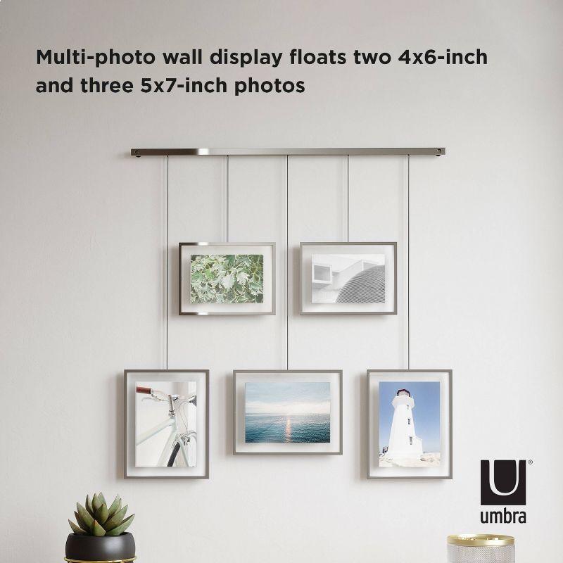 Black Metal Picture Frame - Set of 5