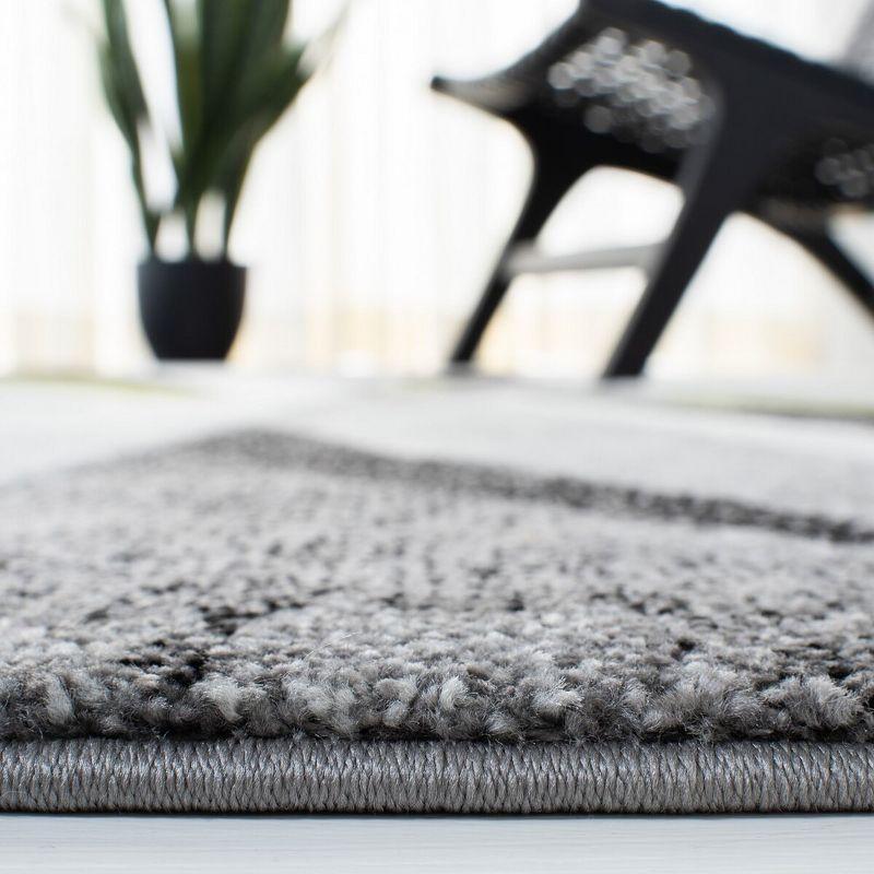 Hollywood HLW710 Machine Made Area Rug - 4'x6' - Grey/Green - Safavieh