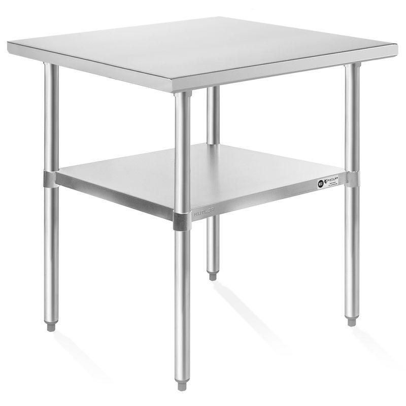 Amgood 30 in. x 24 in. Stainless Steel Table