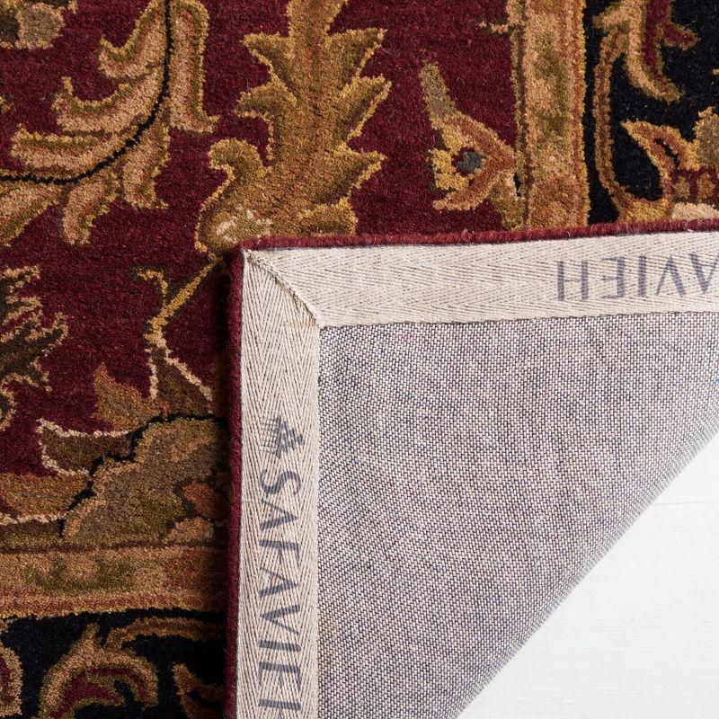 Heritage HG628 Handmade Accent Rug - 2'x3' - Red/Black - Safavieh