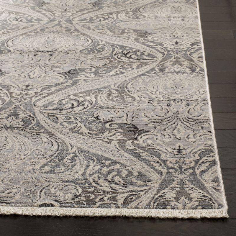 Vintage Persian VTP473 Power Loomed Indoor Area Rug - Grey/Charcoal - 4'x6' - Safavieh