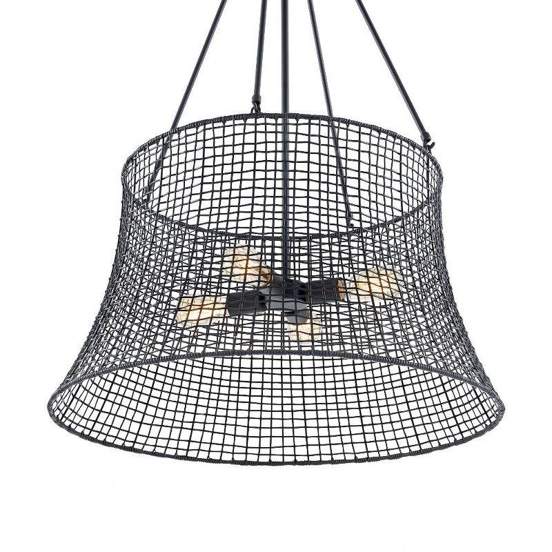 Savoy House Longleaf 4 - Light Chandelier in  Matte Black