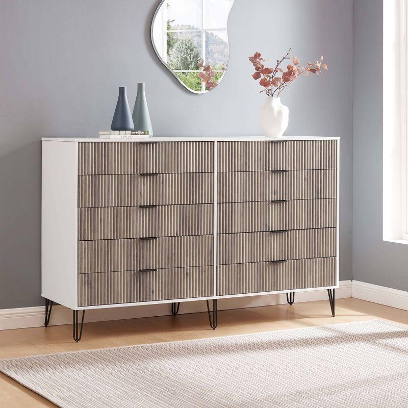 Manhattan Comfort Dumbo 10 Drawer Double Dresser