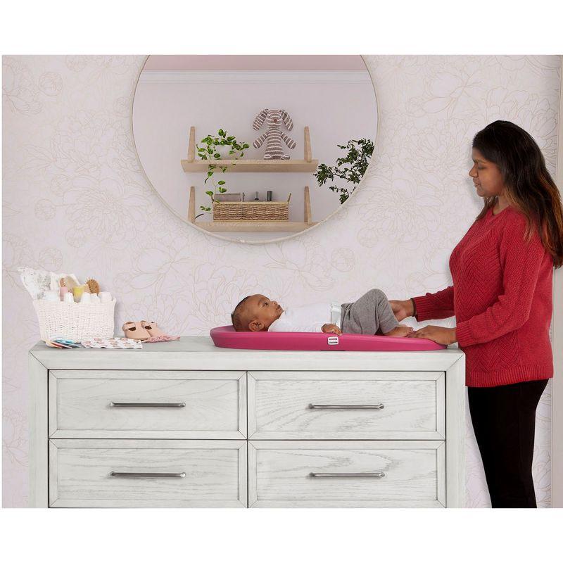 Evolur Eva Baby Changing Pad, Soft, Breathable and  Waterproof, Fuschia Pink