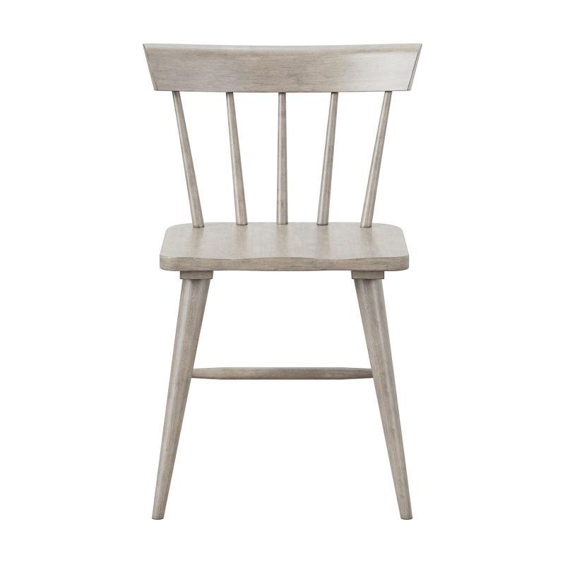 Set of 2 Mayson Spindle Back Dining Chair Gray - Hillsdale Furniture: Farmhouse Style, Wood Frame, Foam Fill