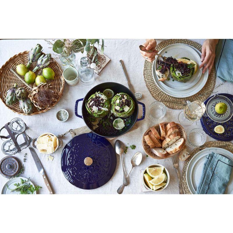 Staub Staub Cast Iron 9-inch Round Lilly Trivet