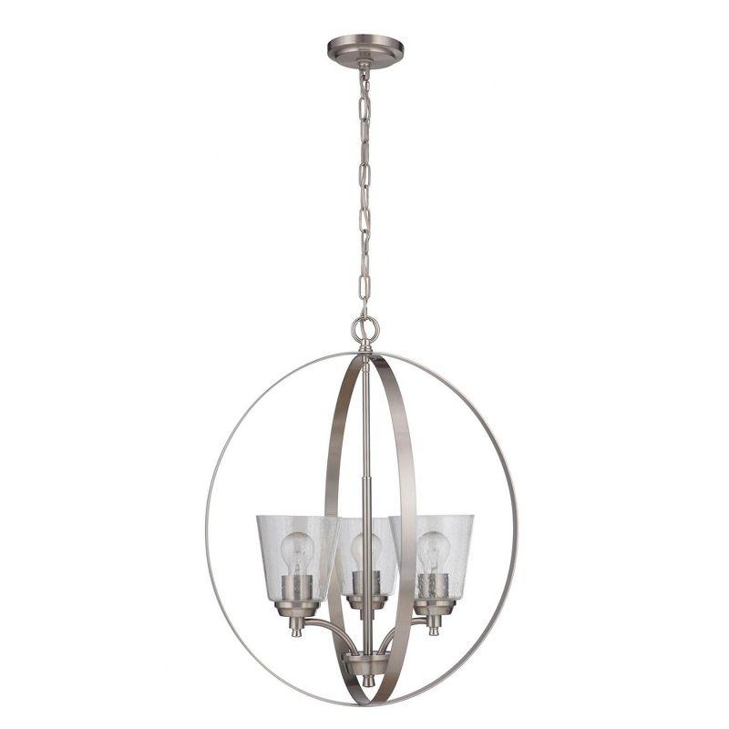 Craftmade Lighting Tyler 3 - Light Chandelier in  Brushed Polished Nickel