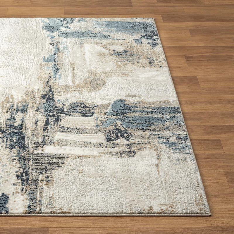 Luxe Weavers Distressed Abstract Area Rug