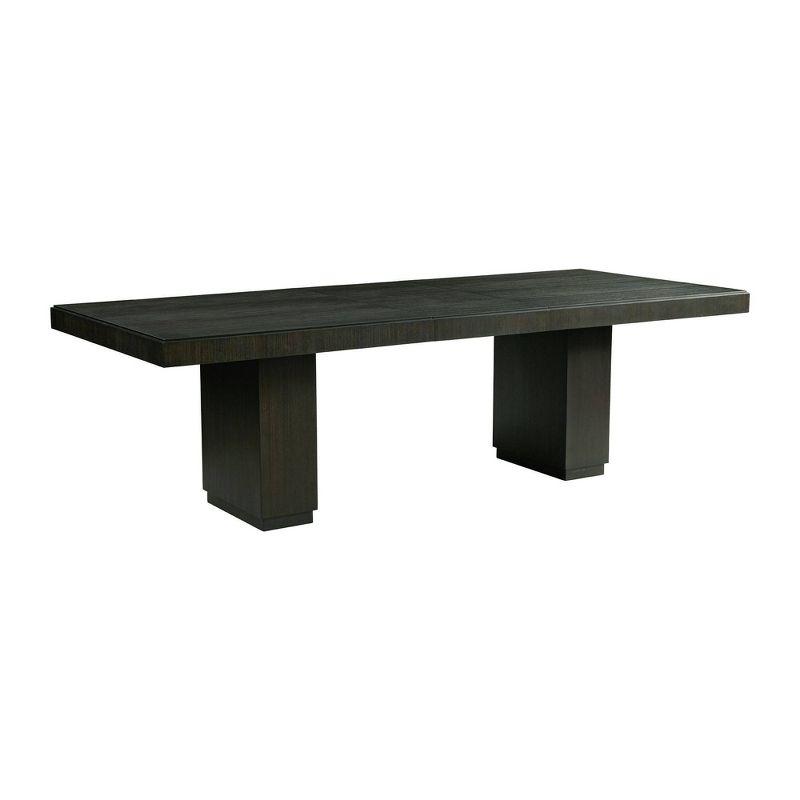 Holden Rectangular Standard Height Dining Table Top Black - Picket House Furnishings: With 20" Extension Leaf, Seats 4